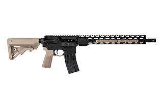 Radical Firearms 5.56 NATO AR15 Rifle with FDE furniture and rail covers features a 30 round steel mag